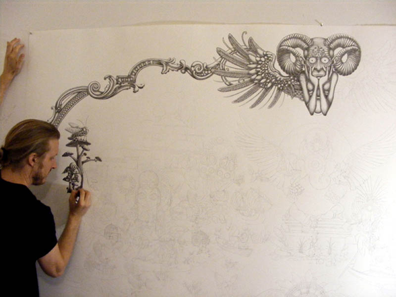 joe fenton artist large drawing 8 Astonishing 8 ft x 5 ft Drawing by Joe Fenton [15 pics]