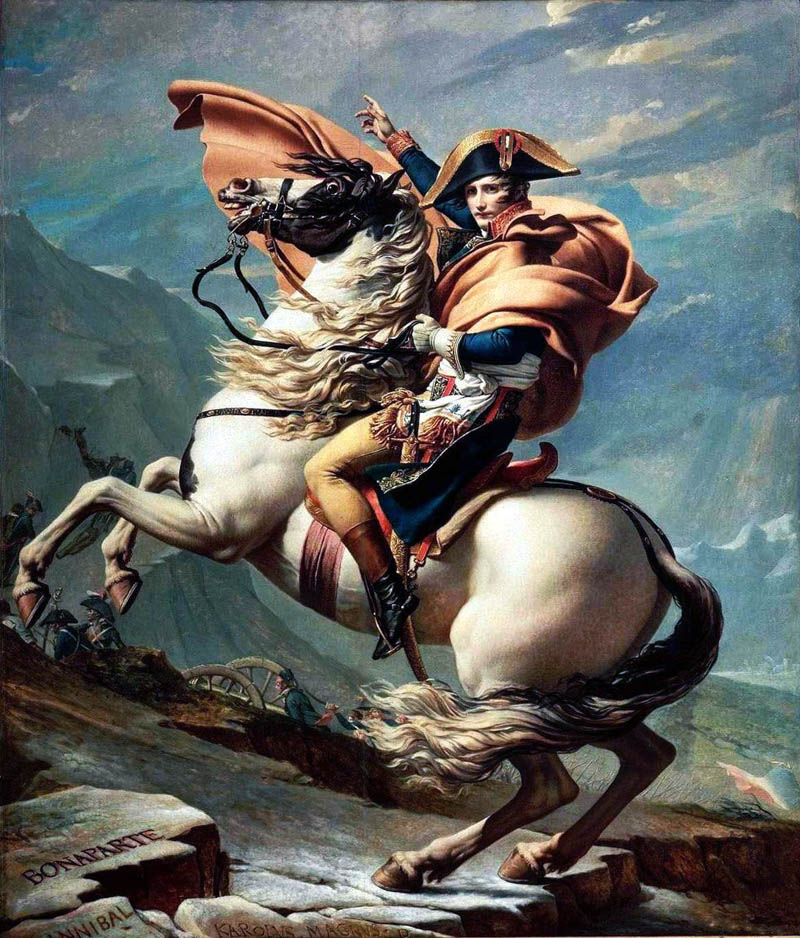 napoleon riding horse hand in air This Day In History   May 18th