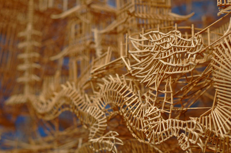 san francisco toothpicks scott weaver rolling through the bay 12 Kinetic San Francisco by Scott Weaver: 35 Years & 100,000 Toothpicks