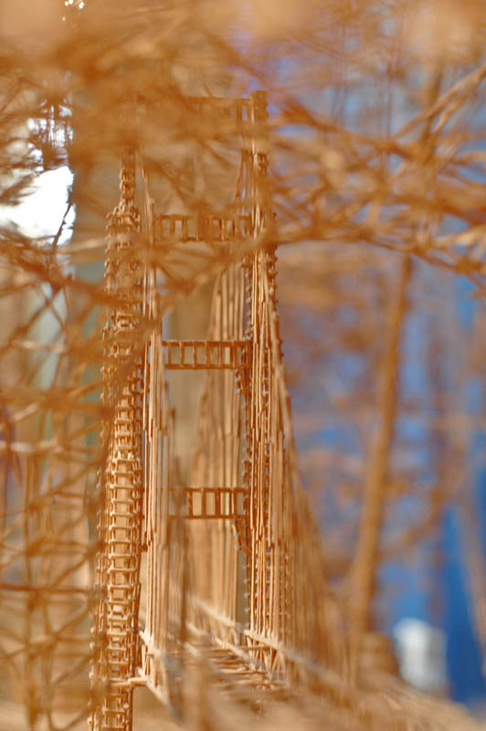 san francisco toothpicks scott weaver rolling through the bay 17 Kinetic San Francisco by Scott Weaver: 35 Years & 100,000 Toothpicks