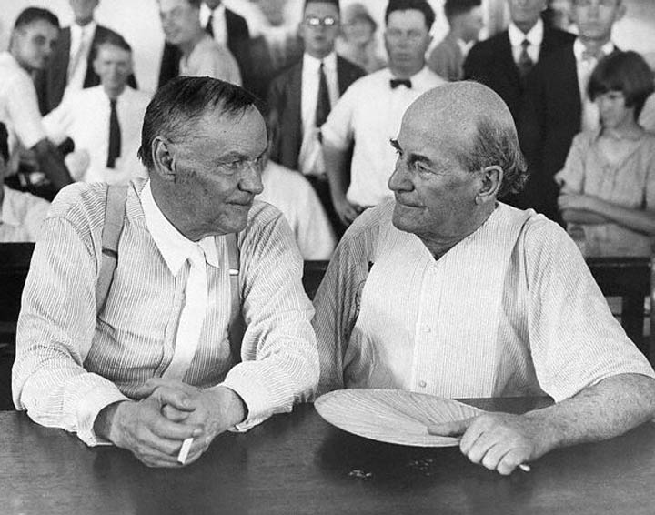 scopes monkey trial famous lawyers bryan darrow This Day In History   May 25th