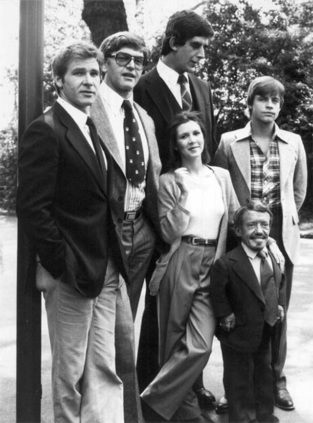 star wars original cast black and white in plain clothes This Day In History   May 25th