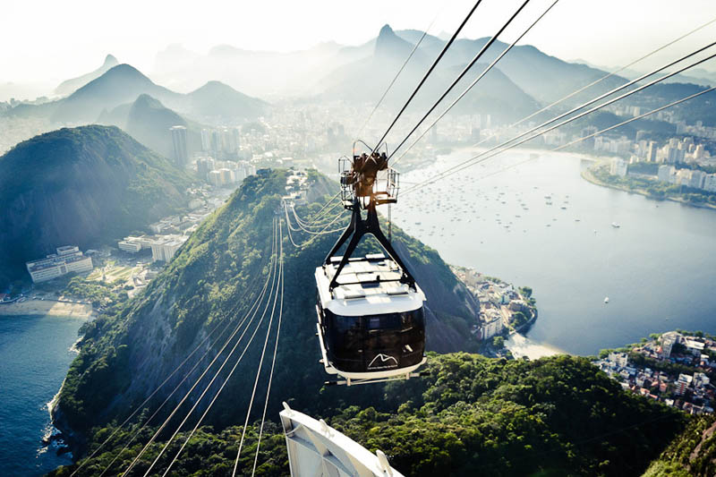 sugarloaf mountain cable car Picture of the Day: The Sugarloaf Mountain Cable Car, Rio de Janeiro