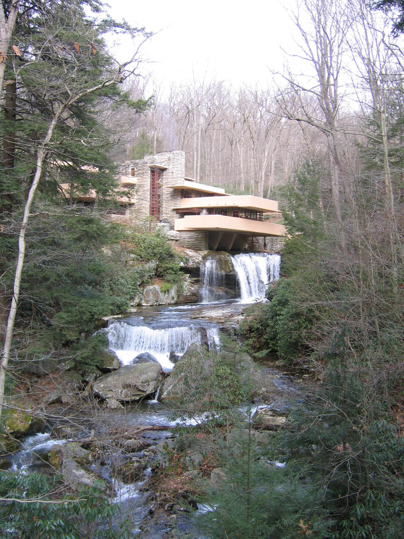 falling water house frank lloyd wright with waterfall This Day In History   June 8th