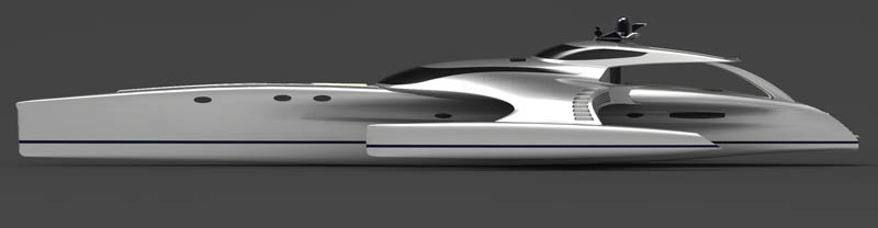 adastra superyacht john shuttleworth yacht designs power trimaran10 The Trimaran Adastra Superyacht by John Shuttleworth [17 pics]