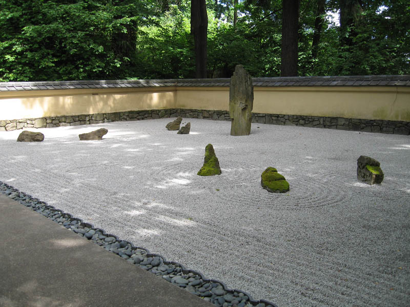 dry zen garden at portland japanese garden 20 Stunning Japanese Gardens Around the World