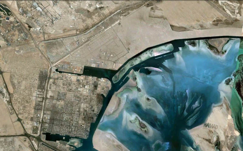 hamad name visible from space google earth sheikh abu dhabi 3 Picture of the Day: Space Graffiti