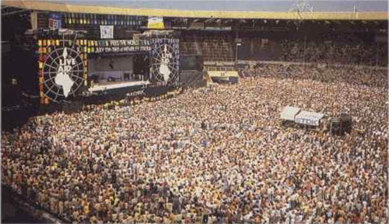 live aid concert wembley stadium aerial This Day In History   July 13th