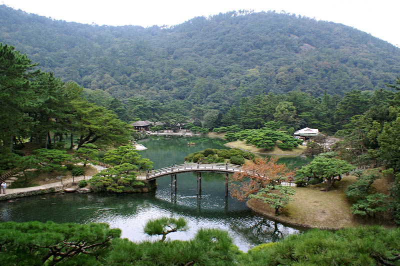 ritsurin garden in takamatsu kagawa prefecture japan 20 Stunning Japanese Gardens Around the World