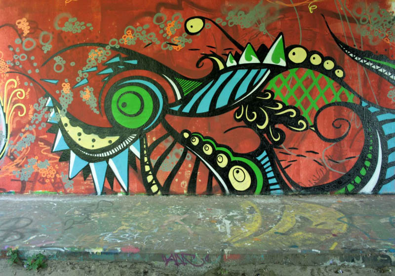 skount street art illustrations graffiti 9 Astonishing Street Art Murals by Skount