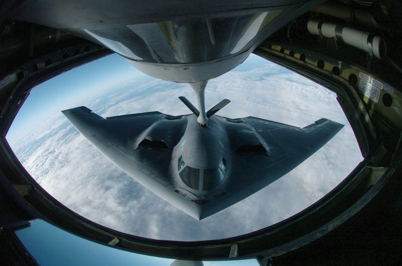 stealth bomber b 2 spirit mid air refueling 10 Things You Didnt Know About the Stealth Bomber