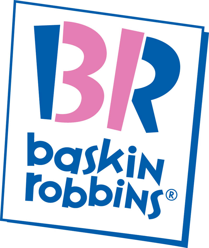 baskin robbins logo large 20 Clever Logos with Hidden Symbolism