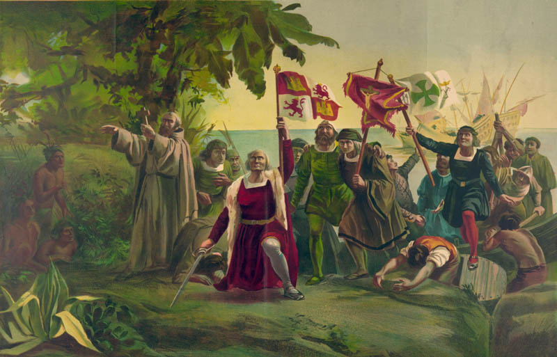 christopher columbus lands san salvador This Day In History   August 3rd