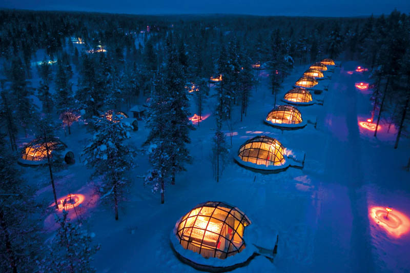 hotel kakslauttanen igloo village finland Picture of the Day: The Igloo Village Resort in Finland