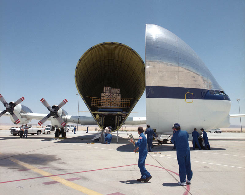 loading super guppy cargo transport plane This Day In History   August 31st