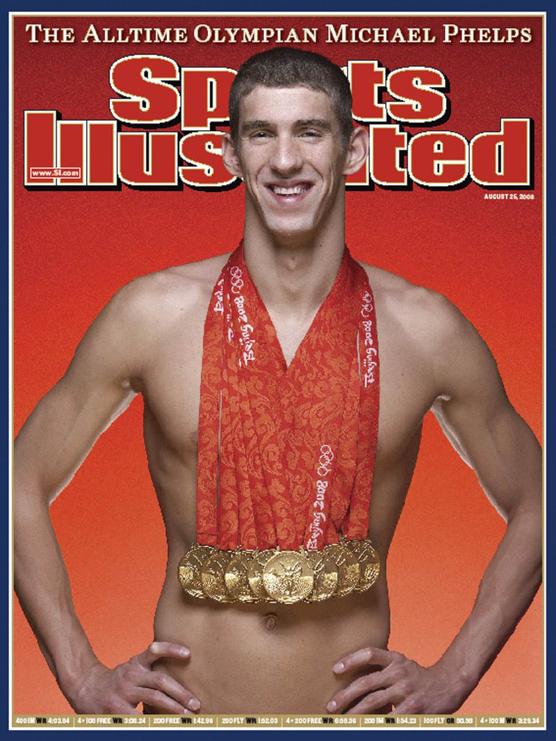 michael phelps sports illustrated cover This Day In History   August 17th