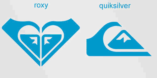 roxy quicksilver logo 20 Clever Logos with Hidden Symbolism