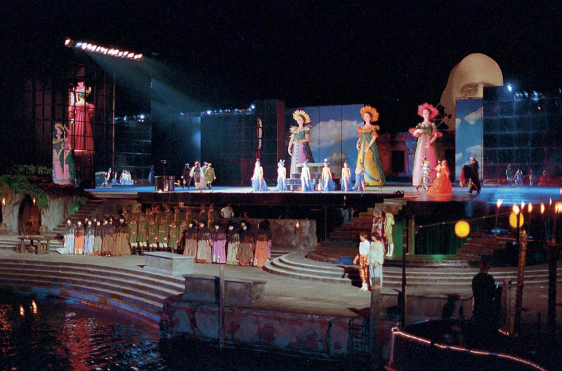 the tales of hoffmann outdoor lake stage bregenz festival The Opera on the Lake Stages of Bregenz