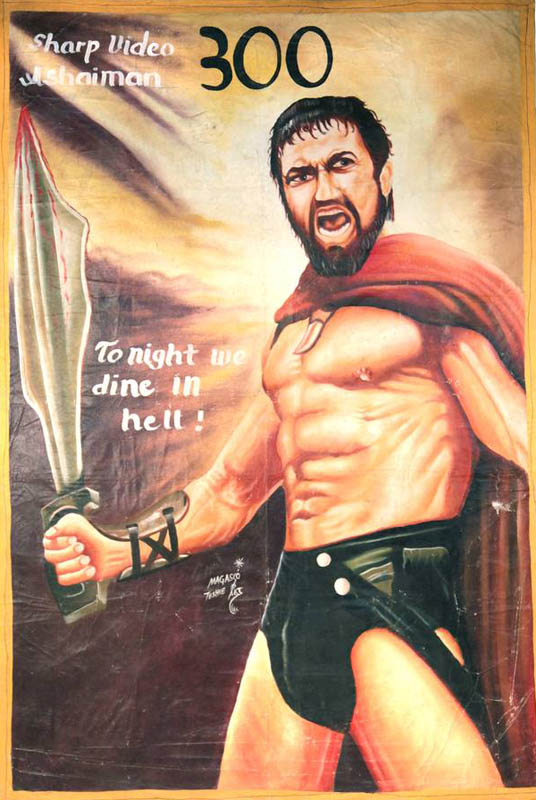 300 Bootleg Movie Posters from Ghana