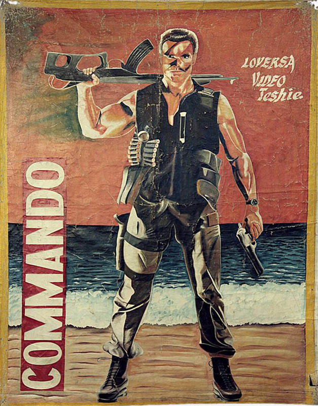 commando Bootleg Movie Posters from Ghana
