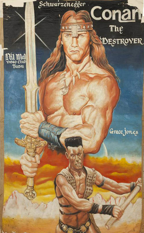 conan the destroyer Bootleg Movie Posters from Ghana