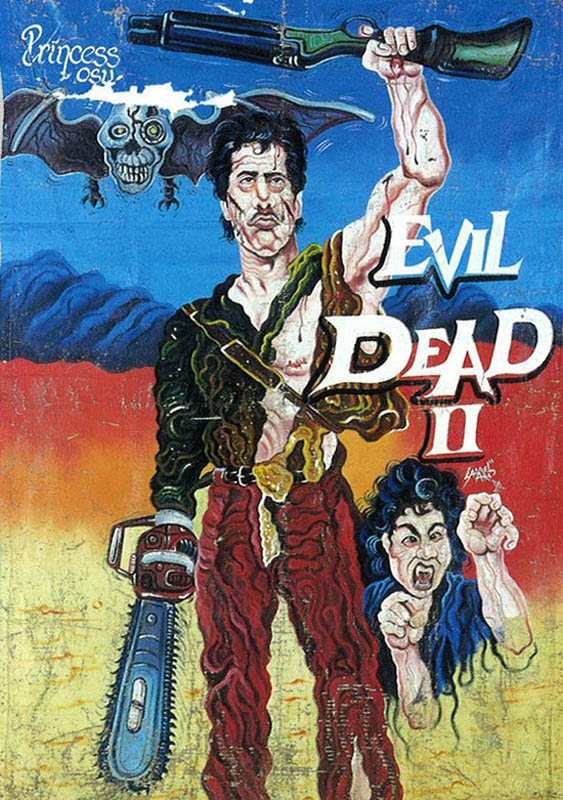 evil deade 2 Bootleg Movie Posters from Ghana