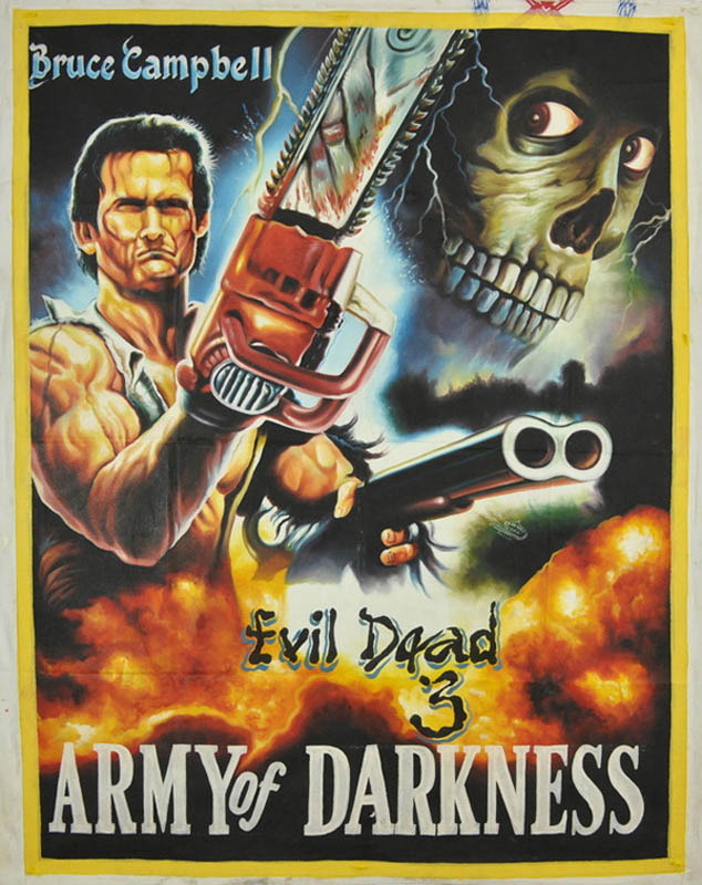 evil deade 3 Bootleg Movie Posters from Ghana