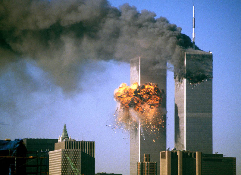 flight 175 flown into south tower world trade center september 11 sean adair Remembering the September 11 Attacks
