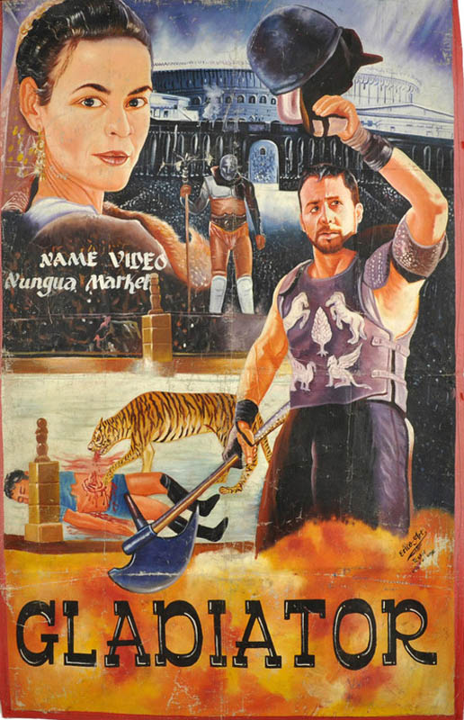 gladiator Bootleg Movie Posters from Ghana