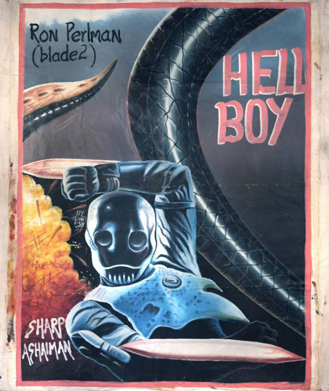 hellboy Bootleg Movie Posters from Ghana