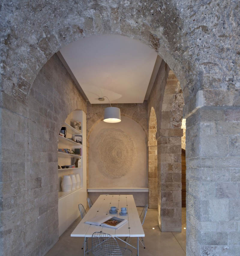 jaffa apartment stone restoration pitsou kedem architect 10 Beautiful Stone Home Restoration in Israel