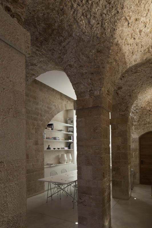 jaffa apartment stone restoration pitsou kedem architect 12 Beautiful Stone Home Restoration in Israel