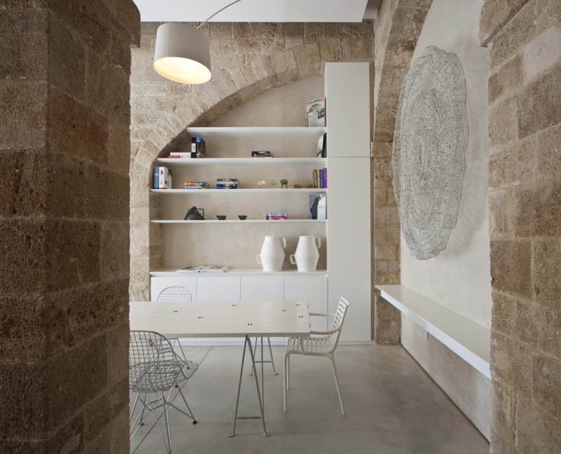 jaffa apartment stone restoration pitsou kedem architect 7 Beautiful Stone Home Restoration in Israel