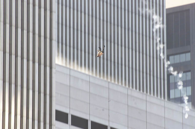man jumping out of north tower world trade center sept 11 Remembering the September 11 Attacks