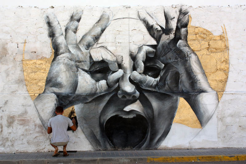 mesa street art m e s a 17 Awesome Street Art by MESA