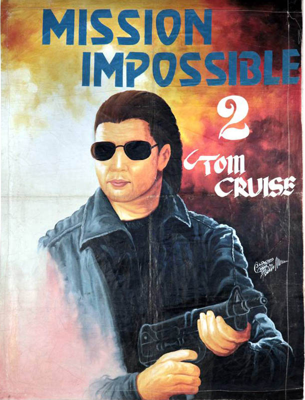 mission impossible 2 Bootleg Movie Posters from Ghana