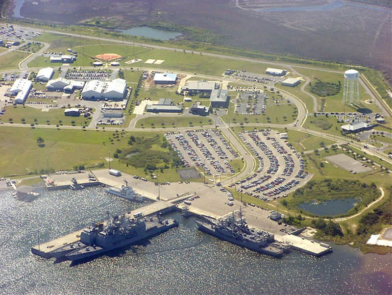 naval station pascagoula 16 U.S. Air Force Bases and Naval Stations From Above
