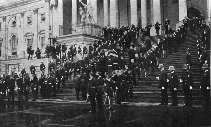 president mckinley casket funeral procession mourning This Day In History   September 14th