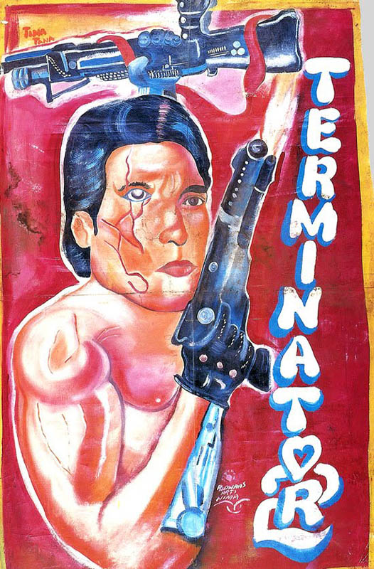 terminator 2 Bootleg Movie Posters from Ghana