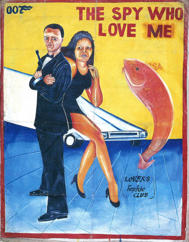 the spy who loved me 007 Bootleg Movie Posters from Ghana