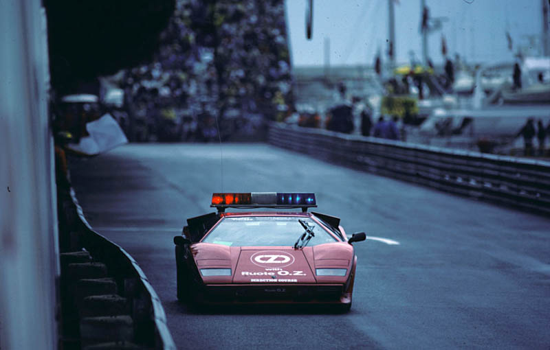 1983 monaco grand prix lamborghini countach safety car The Legendary Lamborghini Countach