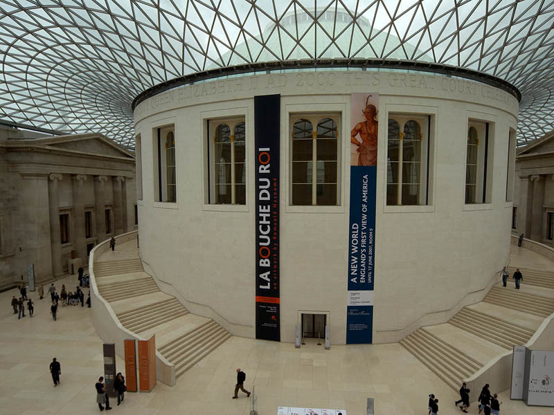 british museum great court 15 Beautiful Libraries Around the World