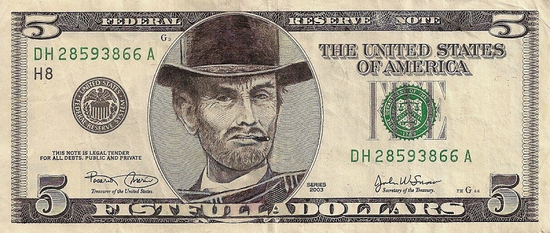 clint eastwood dollar bill currency cash art This Artist Transforms US Banknotes Into Hilarious Portraits