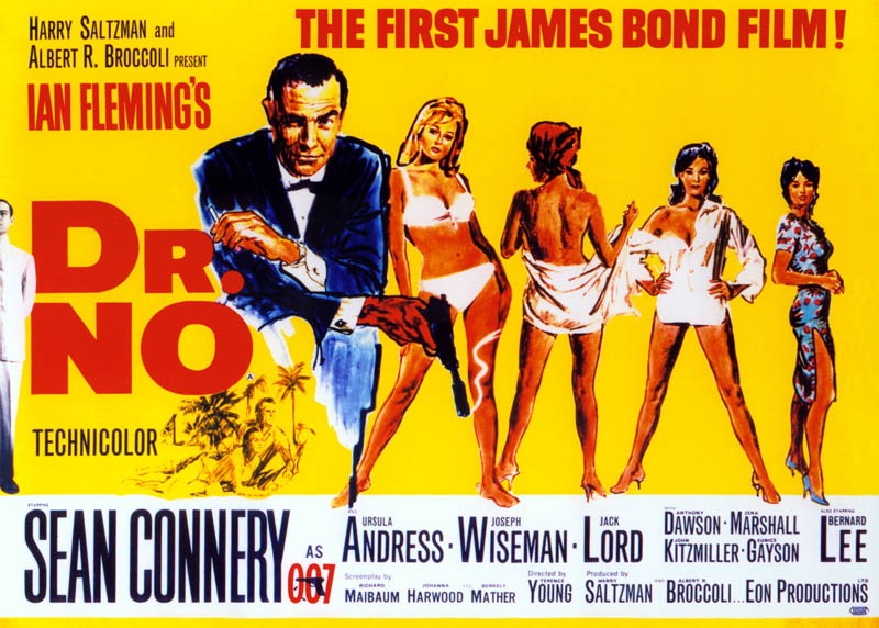 james bond dr no movie poster This Day In History   October 5th