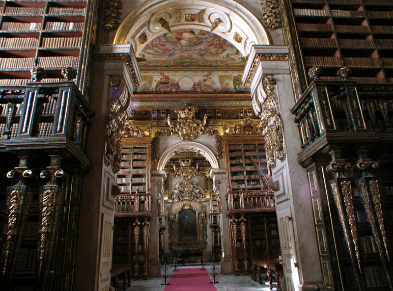 joanina library university of coimbra 15 Beautiful Libraries Around the World