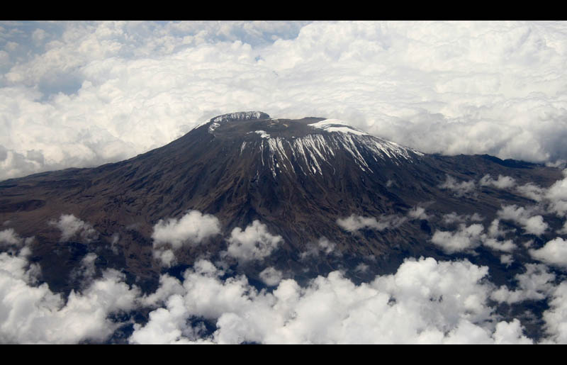 mount kilimanjaro aerial from above the clouds Picture of the Day: Mighty Mount Kilimanjaro