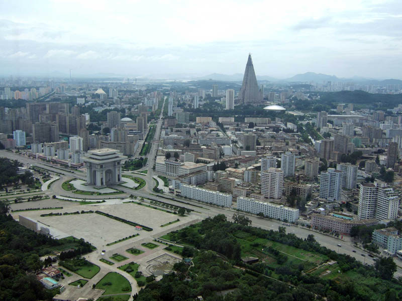 pyongyang north korea skyline 3 A Tale of Two Cities