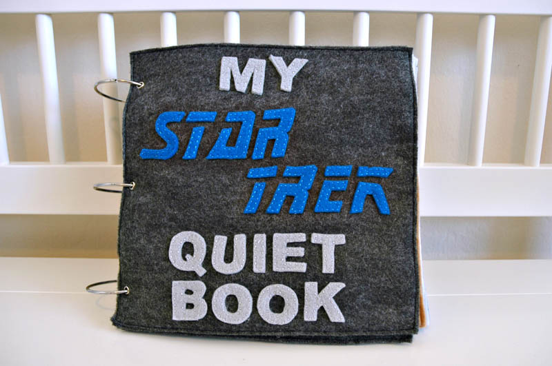 sewn felt star trek queit book for children 19 Awesome Star Trek Quiet Book for Kids