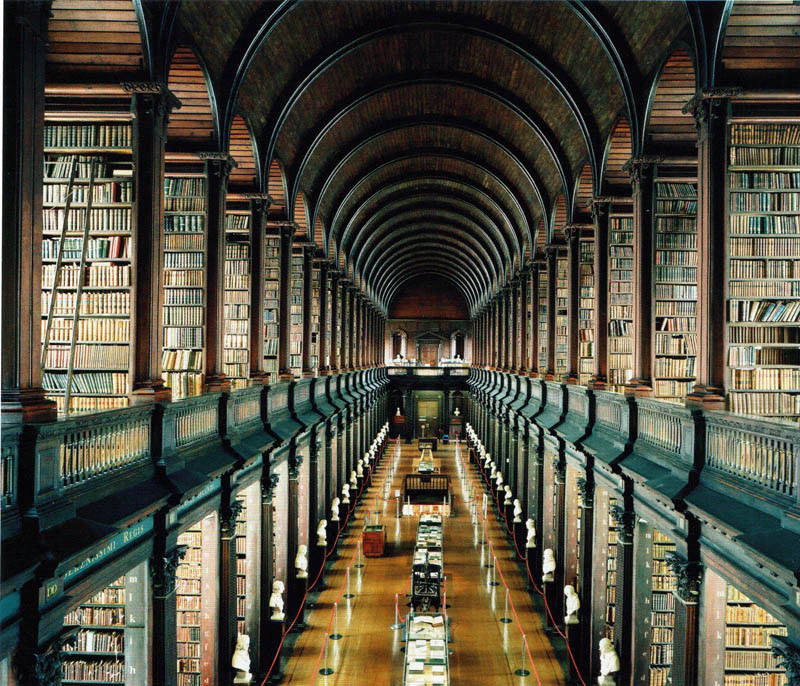 trinity college library university of dublin 15 Incredible Libraries Around the World