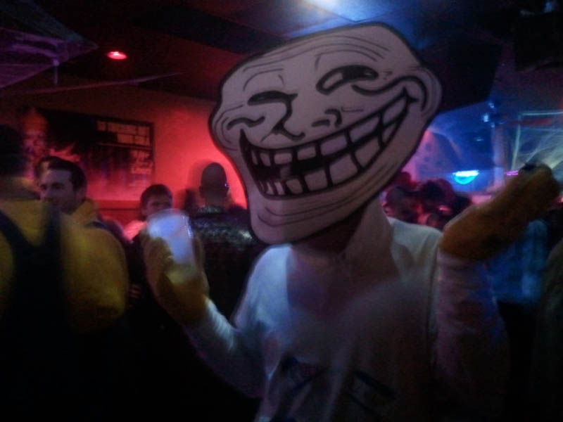 trollface problem hilarious halloween costume 23 Funny and Creative Halloween Costumes